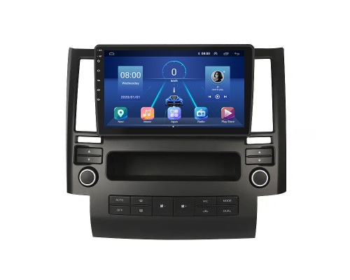 Штатная магнитола Lesko для Infiniti FX I (S50) 2002-2006 экран 9" 4/32Gb 4G Wi-Fi GPS Top