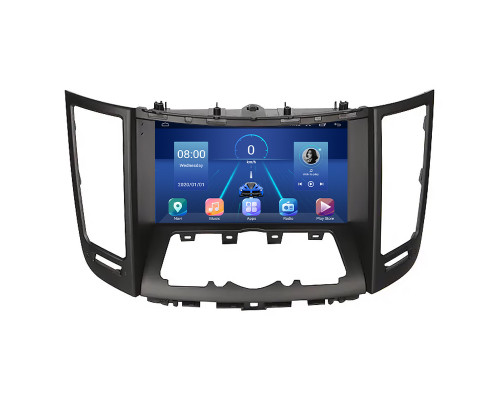 Штатная магнитола Lesko для Infiniti FX II (S51) 2008-2012 экран 9" 4/32Gb 4G Wi-Fi GPS Top