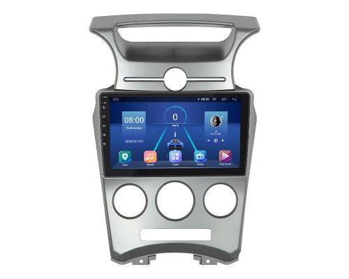 Штатная магнитола Lesko для Kia Carens II (UN) 2006-2012 экран 9" 4/32Gb 4G Wi-Fi GPS Top