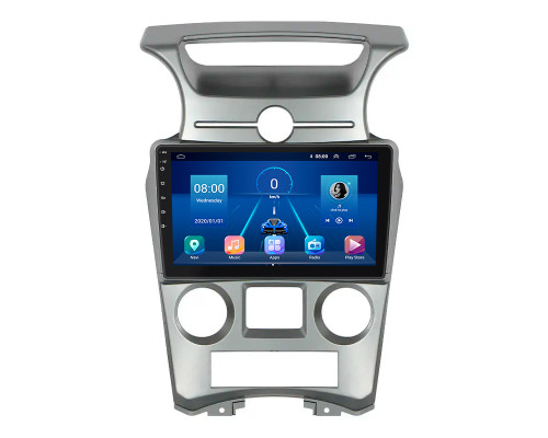 Штатная магнитола Lesko для Kia Carens II (UN) Auto AC 2006-2012 экран 9" 4/32Gb 4G Wi-Fi GPS Top