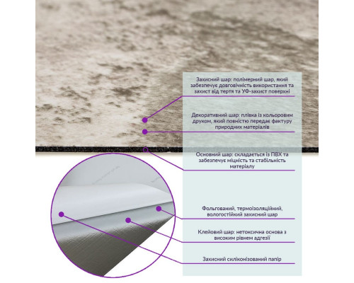 Самоклеящаяся виниловая плитка 600х300х1,5мм Мрамор оникс, цена за 1 шт. (СВП-100) Глянец SW-00000643