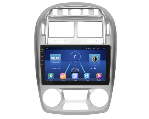 Штатная магнитола Lesko для Kia Cerato I 2003-2007 экран 9" 4/32Gb 4G Wi-Fi GPS Top