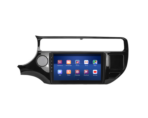 Штатная магнитола Lesko для Kia Rio III Рестайлинг 2015-2017 экран 9" 4/32Gb 4G Wi-Fi GPS Top