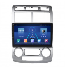 Штатная магнитола Lesko для Kia Sportage II 2004-2008 экран 9" 4/32Gb 4G Wi-Fi GPS Top