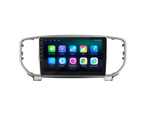 Штатная магнитола Lesko для Kia Sportage IV Рестайлинг 2018-н.в. экран 9" 4/32Gb 4G Wi-Fi GPS Top