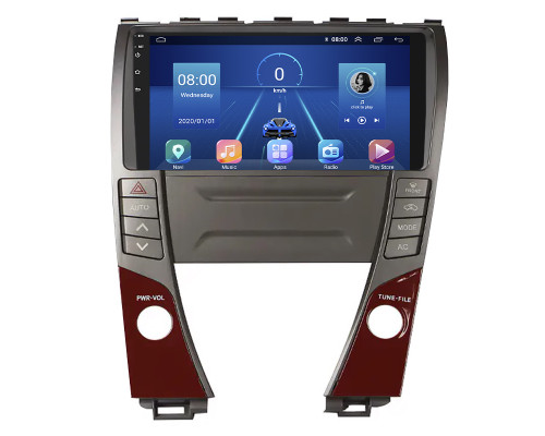 Штатная магнитола Lesko для Lexus ES V Рестайлинг 2009-2012 экран 9" 4/32Gb 4G Wi-Fi GPS Top