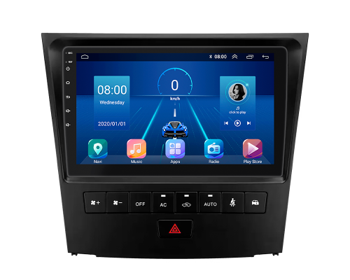 Штатная магнитола Lesko для Lexus GS III 2004-2007 экран 9" 4/32Gb 4G Wi-Fi GPS Top