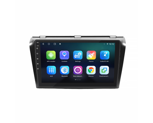 Штатная магнитола Lesko для Mazda 3 I (BK) Рестайлинг 2006-2009 экран 9" 4/32Gb 4G Wi-Fi GPS Top