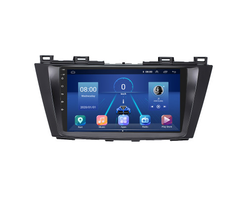 Штатная магнитола Lesko для Mazda 5 II (CW) 2010-2015 экран 9" 4/32Gb 4G Wi-Fi GPS Top