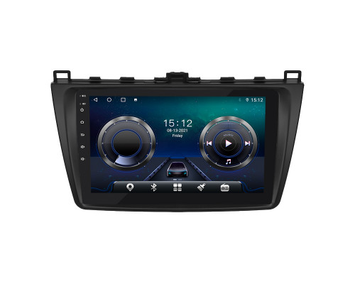 Штатная магнитола Lesko для Mazda 6 II (GH) Рестайлинг 2009-2013 экран 9" 4/32Gb 4G Wi-Fi GPS Top