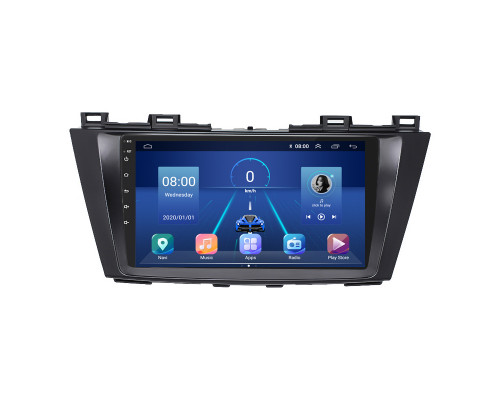 Штатная магнитола Lesko для Mazda Premacy III (CW) 2010-2017 экран 9" 4/32Gb 4G Wi-Fi GPS Top
