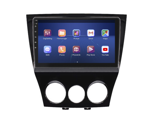 Штатная магнитола Lesko для Mazda RX-8 I Рестайлинг 2008-2012 экран 9" 4/32Gb 4G Wi-Fi GPS Top