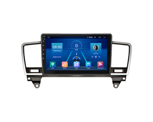 Штатная магнитола Lesko для Mercedes-Benz M-Класс III (W166) 2011-2015 экран 9" 4/32Gb 4G Wi-Fi GPS Top