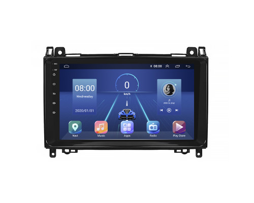 Штатная магнитола Lesko для Mercedes-Benz Viano I (W639) Рестайлинг 2010-2014 экран 9" 4/32Gb 4G Wi-Fi GPS Top