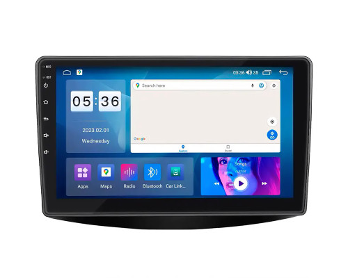 Штатная магнитола Lesko для Mitsubishi Grandis Auto A/C 2003-2011 экран 9" 2/32Gb CarPlay 4G Wi-Fi GPS Prime