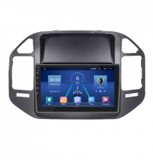 Штатная магнитола Lesko для Mitsubishi Pajero III 1999-2002 экран 9" 4/32Gb 4G Wi-Fi GPS Top