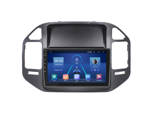 Штатная магнитола Lesko для Mitsubishi Pajero III 1999-2002 экран 9" 4/32Gb 4G Wi-Fi GPS Top