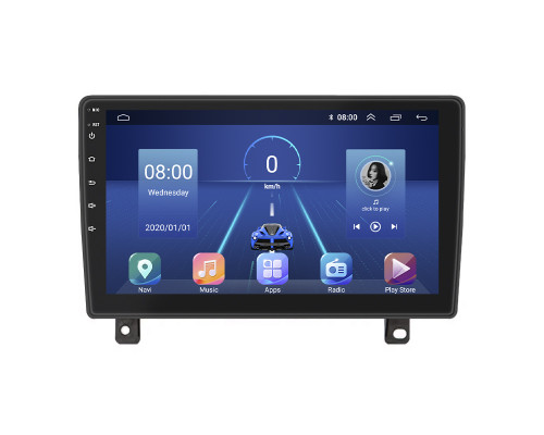 Штатная магнитола Lesko для Opel Astra H Рестайлинг 2006-2014 экран 9" 4/32Gb 4G Wi-Fi GPS Top