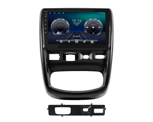 Штатная магнитола Lesko для Renault Duster I 2010-2015 экран 9" 4/32Gb 4G Wi-Fi GPS Top