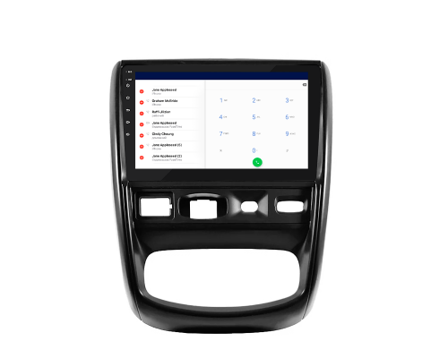 Штатная магнитола Lesko для Renault Duster I 2010-2015 экран 9" 4/32Gb 4G Wi-Fi GPS Top