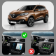 Штатная магнитола Lesko для Renault Kadjar I 2015-2018 экран 9" 4/32Gb 4G Wi-Fi GPS Top