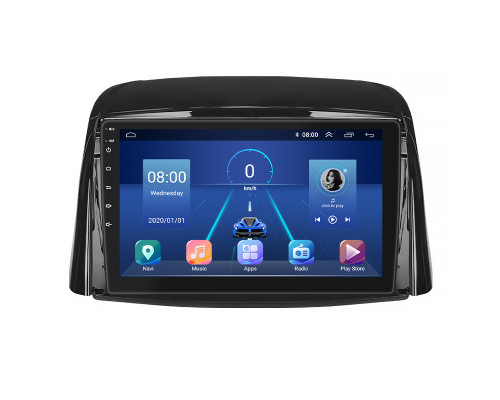 Штатная магнитола Lesko для Renault Koleos I Рестайлинг 2011-2013 экран 9" 4/32Gb 4G Wi-Fi GPS Top