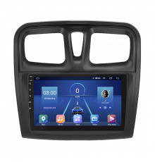 Штатная магнитола Lesko для Renault Logan II Рестайлинг ver 2 2018-н.в экран 9" 4/32Gb 4G Wi-Fi GPS Top