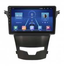 Штатная магнитола Lesko для SsangYong Korando III Рестайлинг 2013-2017 экран 9" 4/32Gb 4G Wi-Fi GPS Top