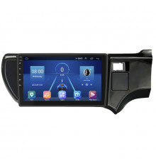 Штатная магнитола Lesko для Toyota Aqua I right wheel 2011-2021 экран 9" 4/32Gb 4G Wi-Fi GPS Top