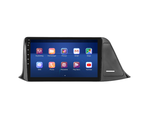 Штатная магнитола Lesko для Toyota C-HR I 2016-2019 экран 9" 4/32Gb 4G Wi-Fi GPS Top