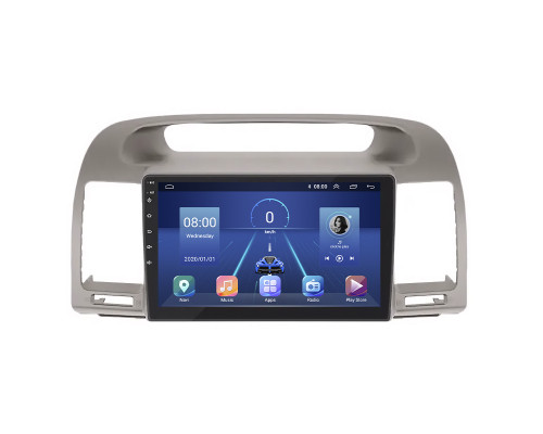 Штатная магнитола Lesko для Toyota Camry V (XV30) Рестайлинг 2004-2006 экран 9" 4/32Gb 4G Wi-Fi GPS Top