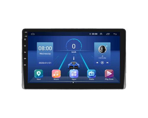 Штатная магнитола Lesko для Toyota Echo  1999-2005 экран 9" 4/32Gb 4G Wi-Fi GPS Top