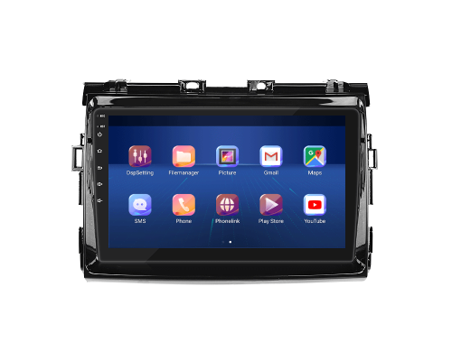 Штатная магнитола Lesko для Toyota Estima III Рестайлинг 2 2012-2016 экран 9" 4/32Gb 4G Wi-Fi GPS Top