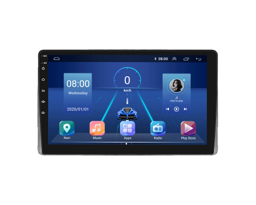 Штатная магнитола Lesko для Toyota Highlander I (U20) 2001-2003 экран 9" 4/32Gb 4G Wi-Fi GPS Top