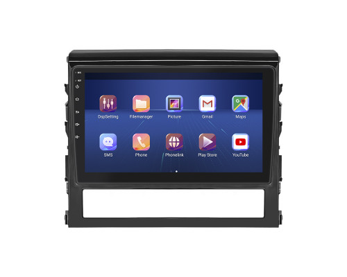 Штатная магнитола Lesko для Toyota Land Cruiser 200 Series Рестайлинг 2 2015-2021 экран 9" 4/32Gb 4G Wi-Fi GPS Top