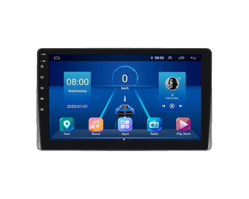 Штатная магнитола Lesko для Toyota Sequoia I Рестайлинг 2004-2007 с 9-дюймовым экраном и GPS