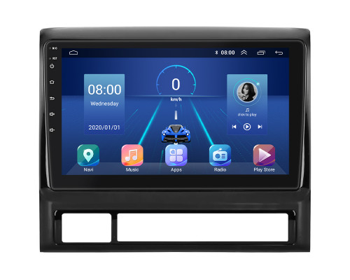 Штатная магнитола Lesko для Toyota Tacoma II 2004-2011 экран 9" 4/32Gb 4G Wi-Fi GPS Top