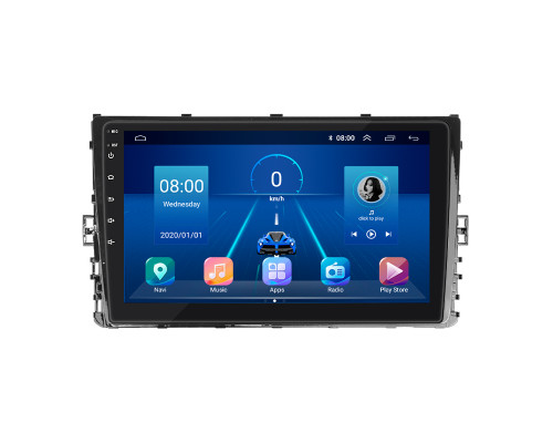 Штатная магнитола Lesko для Volkswagen Bora IV 2018-н.в. экран 9" 4/32Gb 4G Wi-Fi GPS Top