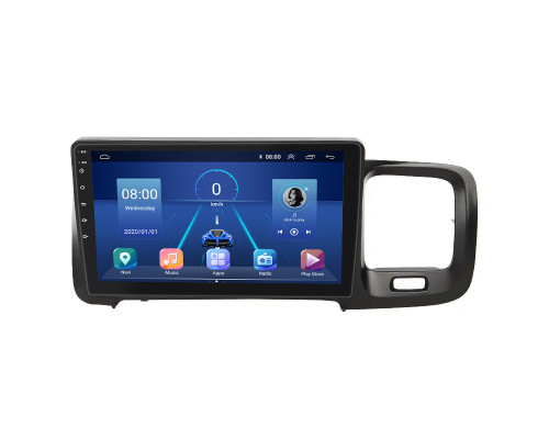 Штатная магнитола Lesko для Volvo S60 II Рестайлинг 2013-2018 экран 9" 4/32Gb 4G Wi-Fi GPS Top