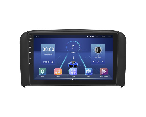 Штатная магнитола Lesko для Volvo S80 I Рестайлинг 2003-2006 экран 9" 4/32Gb 4G Wi-Fi GPS Top