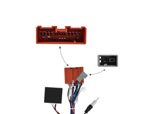 Адаптер штатного усилителя FEELDO Mazda 3 2003+ CX-7 2006-2012 5 2005-2015 CX-9 2006-2016 CAN-BUS Simple soft (4369)