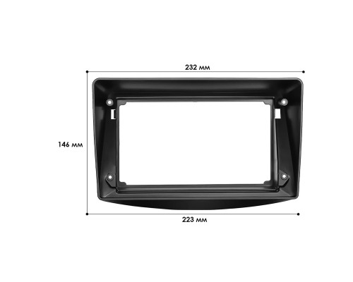 Переходная рамка Mitsubishi Grandis 2003-2011 Auto AC (7067) 9"