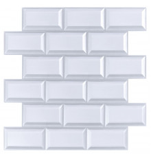 Декоративная ПВХ плитка на самоклейке 300х300х5мм Кирпич, цена за 1 шт. (СПП-501) SW-00000665