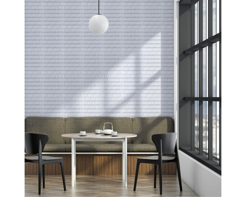 Декоративная ПВХ плитка на самоклейке 300х300х5мм Кирпич, цена за 1 шт. (СПП-501) SW-00000665