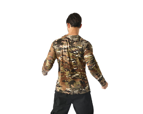 Тактический лонгслив с длинным рукавом A659 Camouflage CP S
