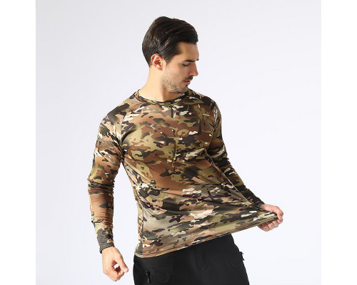 Тактический лонгслив с длинным рукавом A659 Camouflage CP XL