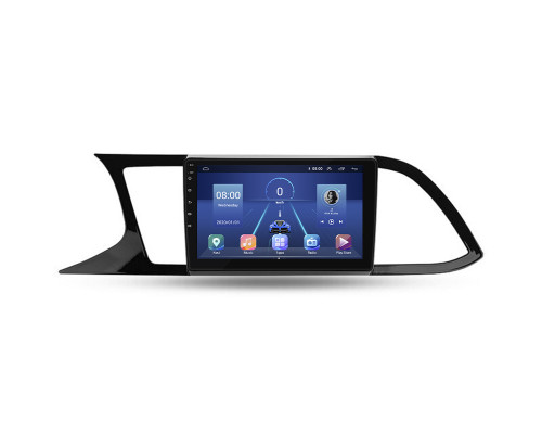 Штатная магнитола Lesko для SEAT Leon III Рестайлинг 2016-2020 экран 9" 4/32Gb 4G Wi-Fi GPS Top