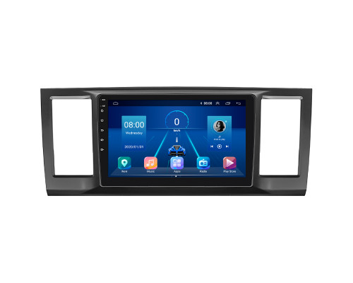 Штатная магнитола Lesko для Volkswagen Caravelle T6 с экраном 9", 4/32Gb, 4G, Wi-Fi и GPS