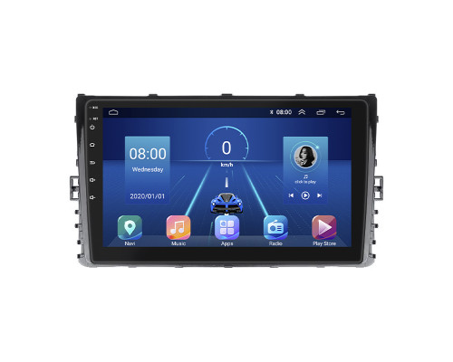 Штатная магнитола Lesko для Volkswagen Caravelle T6 Рестайлинг 2019-н.в. экран 9" 4/32Gb 4G Wi-Fi GPS Top