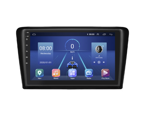 Штатная магнитола Lesko для Skoda Spaceback  2014-2019 экран 9" 4/32Gb 4G Wi-Fi GPS Top